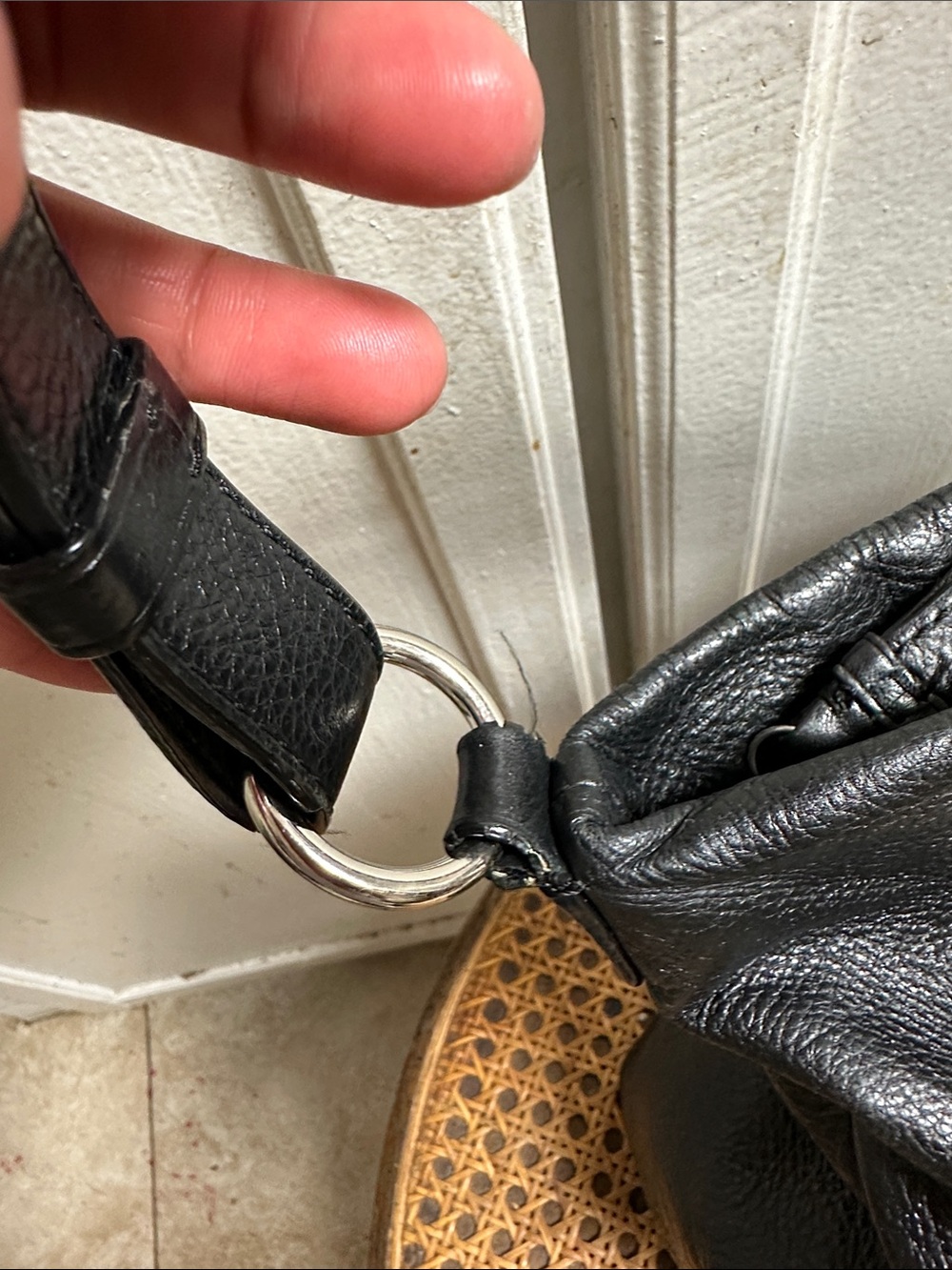 Coach Black Pebbled Leather Shoulder Hobo - Picture 4 of 14